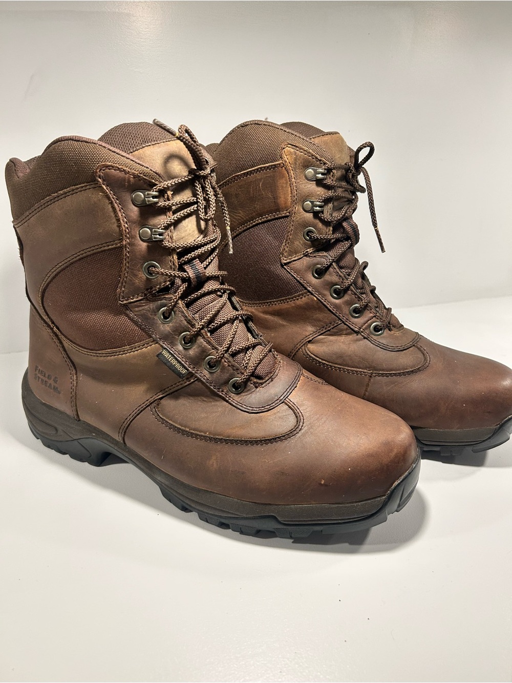 Field & Stream Waterproof Thinsulate Ultra Hunting Hiking Boots Leather Men’s 13